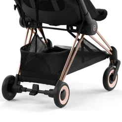 Kids Cybex Coya Stroller - Rose Gold Frame with Sepia Black Seat