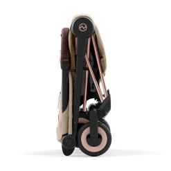 Kids Cybex Coya Stroller - Rose Gold Frame with Sepia Beige Seat