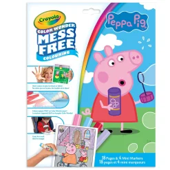 Kids Crayola Color Wonder Mess-Free Colouring Pages & Mini Markers - Peppa Pig
