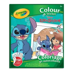 Kids Crayola Diy & Activities>Colour & Sticker, Lilo & Stitch