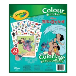 Kids Crayola Diy & Activities>Colour & Sticker, Lilo & Stitch