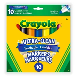 Kids Crayola Ultra-Clean Markers (10)