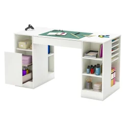 South Shore Desk>Crea Craft Table - Pure White