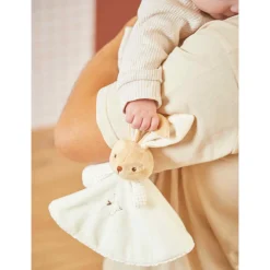 Kaloo Plush Toys>Cream Round Rabbit Comforter