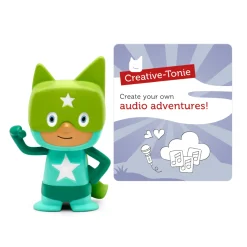 Kids Tonies Creative Tonie - Superhero Turquoise Tonie Figurine (French)