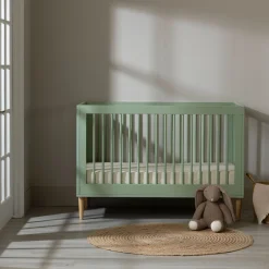 South Shore Crib 3-1 Sage Cotton Candy