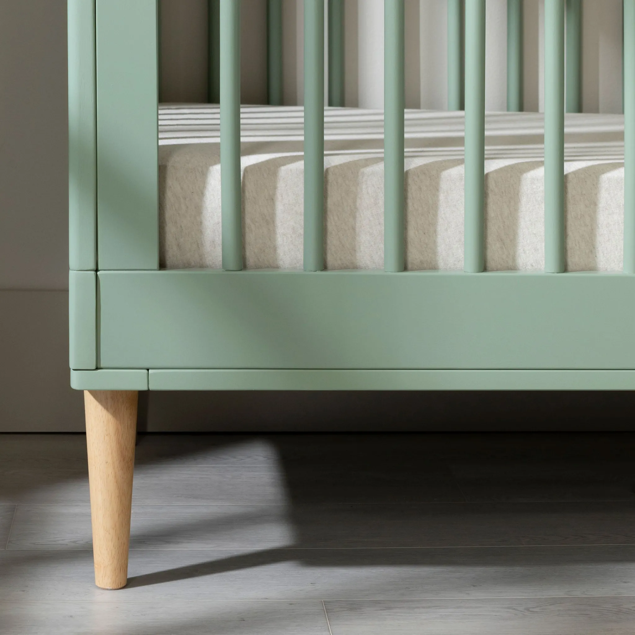 South Shore Crib 3-1 Sage Cotton Candy