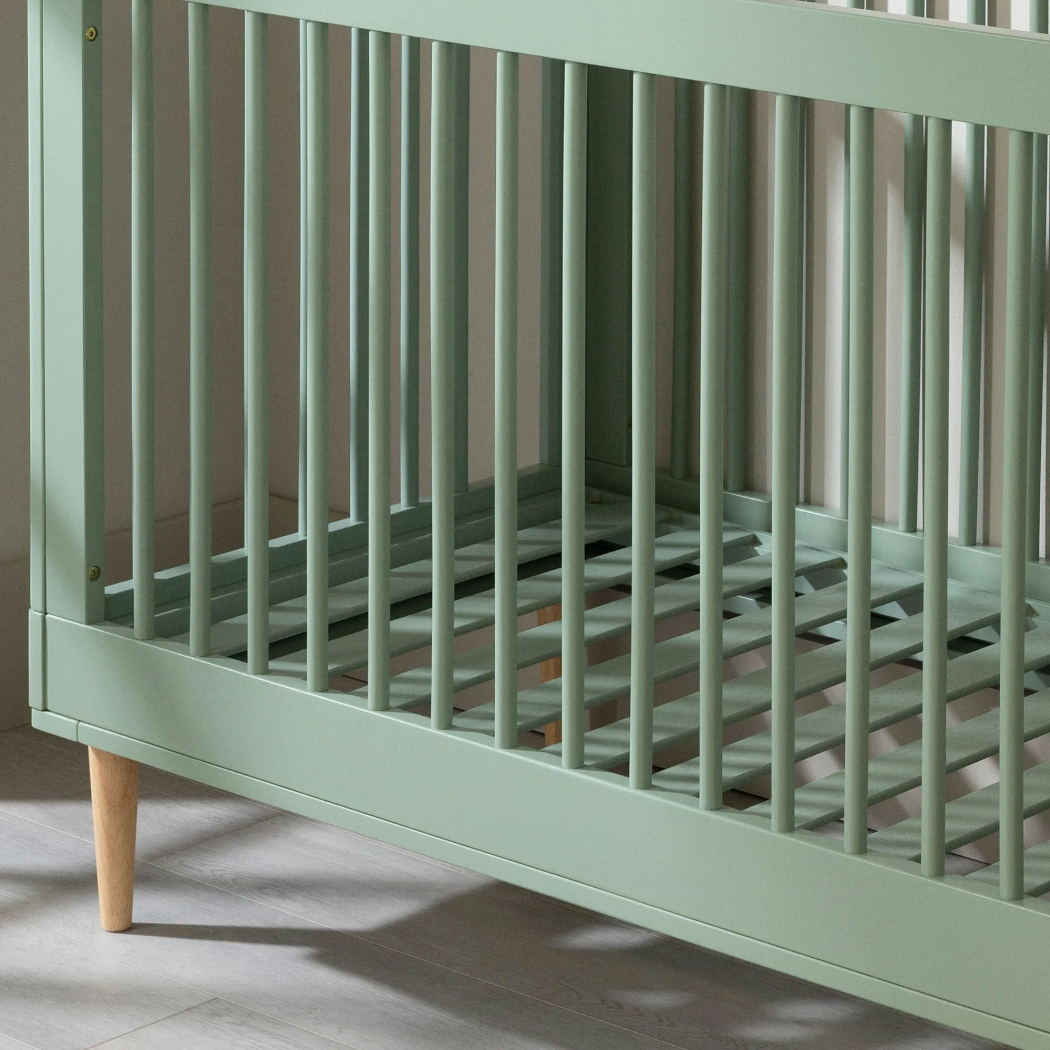 South Shore Crib 3-1 Sage Cotton Candy