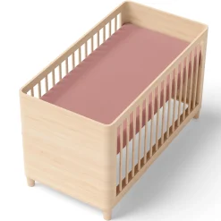 Kids Coccoli Sheets|Bedding>Crib Fitted Sheet - Blush