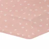 Kids Living Textiles Sheets|Bedding>Crib Fitted Sheet - Dusty Rose
