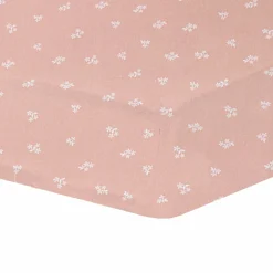 Kids Living Textiles Sheets|Bedding>Crib Fitted Sheet - Dusty Rose