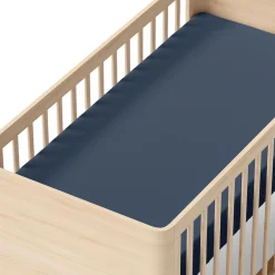 Kids Coccoli Crib Fitted Sheet - Navy