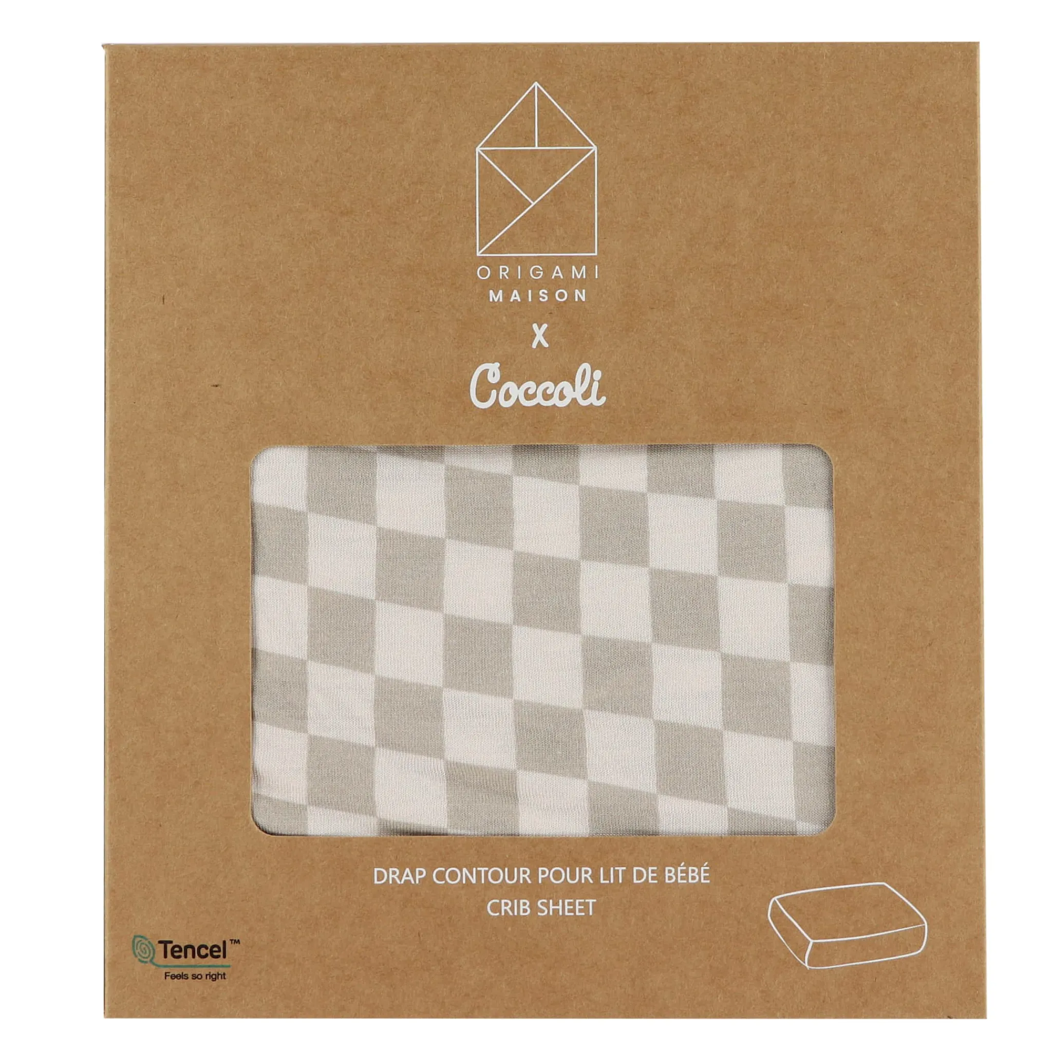 Kids Coccoli Sheets|Bedding>Crib Fitted Sheet - Plaid
