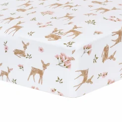 Kids Living Textiles Crib Fitted Sheet - Sophia Garden