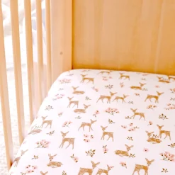 Kids Living Textiles Crib Fitted Sheet - Sophia Garden