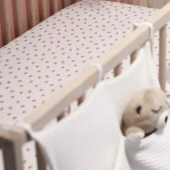 Kids Coccoli Crib Fitted Sheet - Strawberries