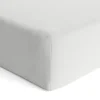 Kids Coccoli Crib Fitted Sheet - White Ivory