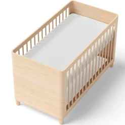Kids Coccoli Crib Fitted Sheet - White Ivory
