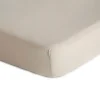 Kids Mushie Sheets|Bedding>Crib Fitted Sheet Muslin - Fog