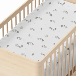 Kids Coccoli Crib Fitted Sheet Sheep - Special Edition Laura Lémerveil