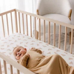 Kids Perlimpinpin Sheets|Bedding>Crib Fitted Sheet-croissants