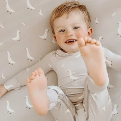 Kids Günamüna Crib Sheet - Goose