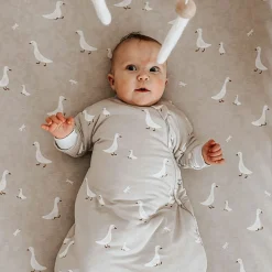 Kids Günamüna Crib Sheet - Goose