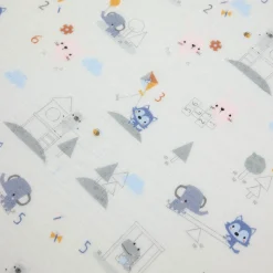 Kids Loulou Lollipop Crib Sheet - Mini Mathletes
