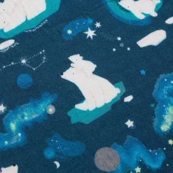 Kids Loulou Lollipop Crib Sheet-Stargazing Bears