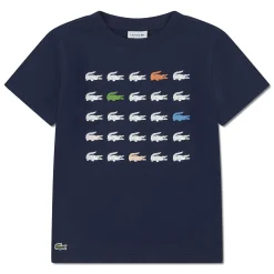 Kids/BOY Lacoste Croc Grid T-shirt 4-7y