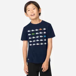 Kids/BOY Lacoste Croc Grid T-shirt 4-7y
