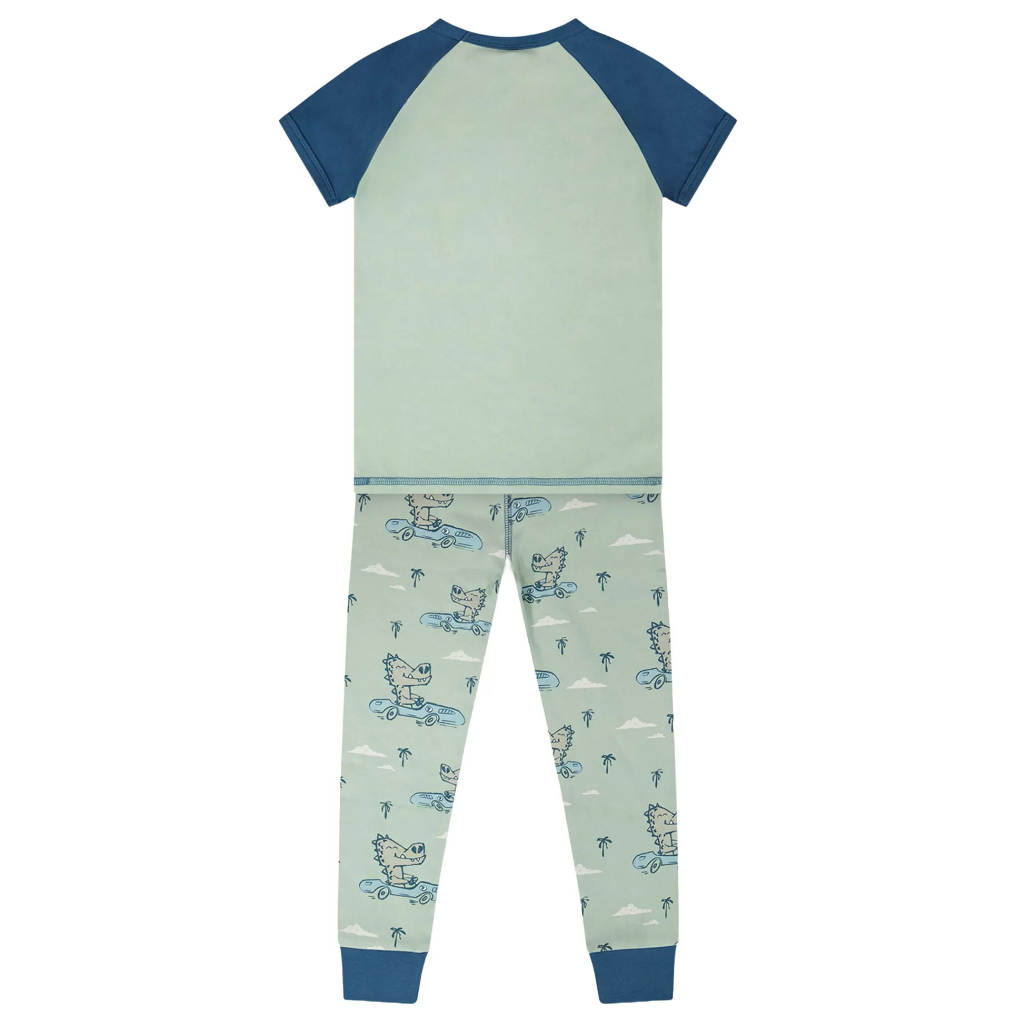 Kids/BOY Deux par Deux Pajamas & Bathrobes>Croc Pajama Set 2-6