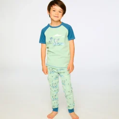 Kids/BOY Deux par Deux Croc Pajama Set 7-12