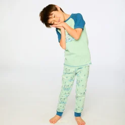 Kids/BOY Deux par Deux Croc Pajama Set 7-12