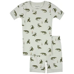 Kids/BOY Petit Lem Pajamas & Bathrobes>Crocodile Short Pajamas 2-7