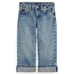 Kids Polo Ralph Lauren Cropped Wide Leg Jeans 2-6x
