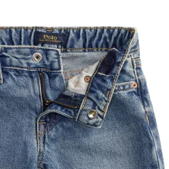 Kids Polo Ralph Lauren Cropped Wide Leg Jeans 2-6x