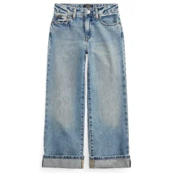 Kids Polo Ralph Lauren Pants & Jeans>Cropped Wide Leg Jeans 7-16y