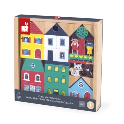 Kids Janod Cross Roads City Blocks