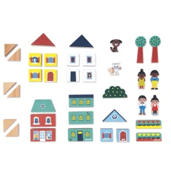 Kids Janod Cross Roads City Blocks
