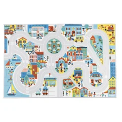 Kids Janod Cross Roads Play Mat - City Carpet