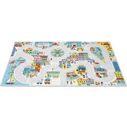 Kids Janod Cross Roads Play Mat - City Carpet