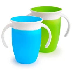 Kids Munchkin Cup 360 7oz (2) - Blue Green