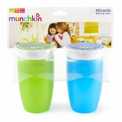 Kids Munchkin Cup 360 10oz(2) - Blue Green