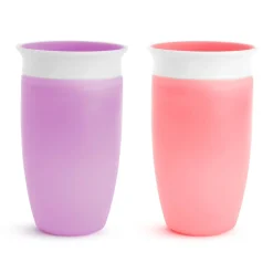 Kids Munchkin Breastfeeding|Tableware>Cup 360 10oz(2) Pink Purple