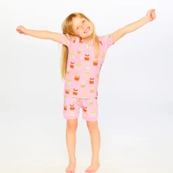 Kids Deux par Deux Pajamas & Bathrobes>Cupcake Pajama Set 2-6