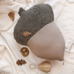 The Butter Flying Cushion Oak Acorn - Taupe