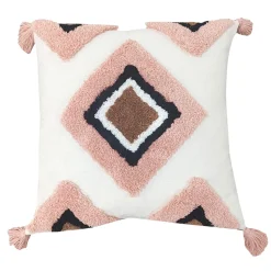 NOSTALGIA Cushion Tufted Pink Diamond