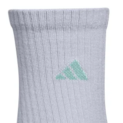 Kids Adidas Cushionned Crew Socks Size 2-5j