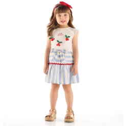 Kids Up Baby Outfit Sets>Cute Cherries 2pce Set 2-8y